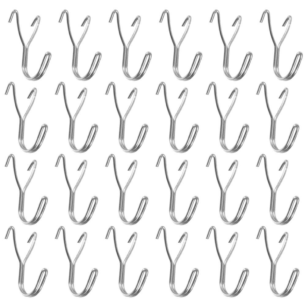 Tools In Metal Workshop - 50Pcs Versatile Metal Pegboard Hooks Large