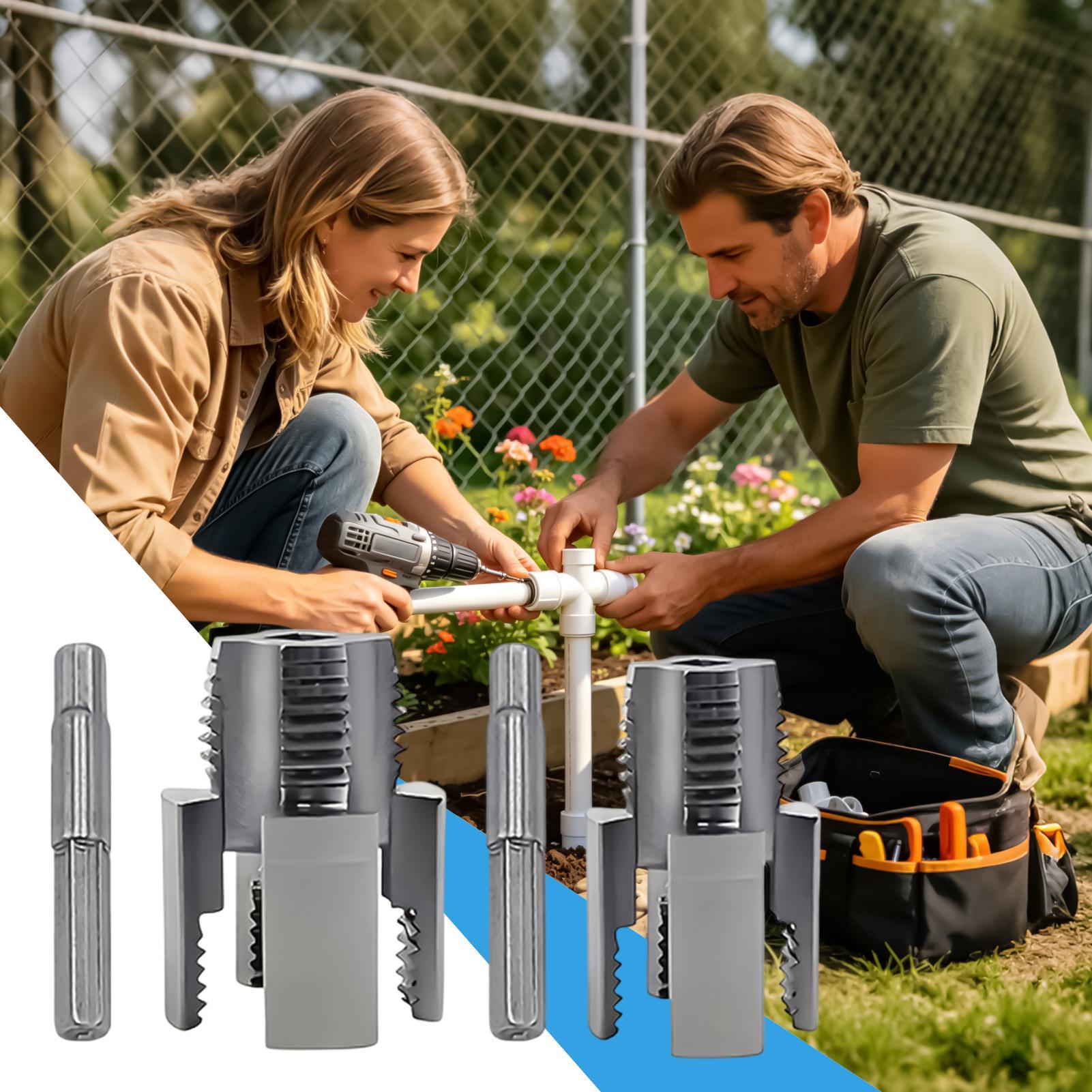 Tools In Metal Workshop - PVC Pipe Threader Kit Metal Multi-Size