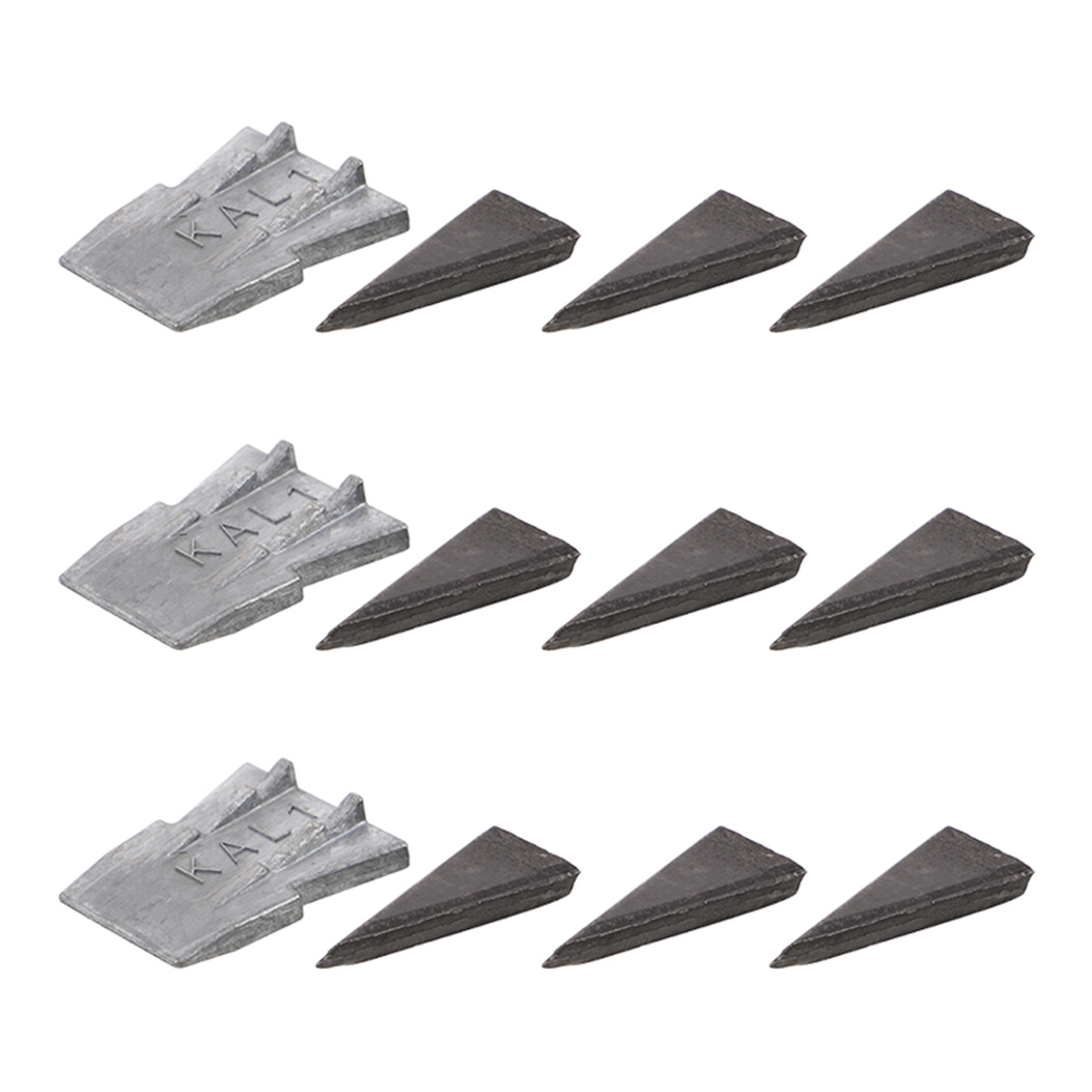 Tools Set Workshop - 12Pcs Axe Handle Wedges Metal Iron