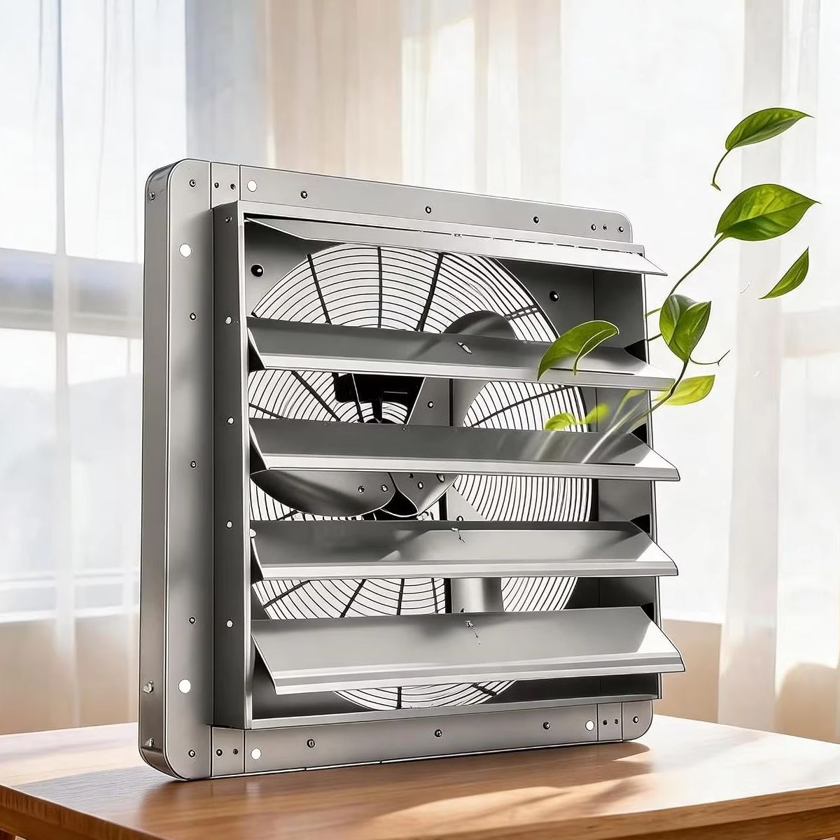 Workshop Tools Wall - 20 24 Inch Automatic Louver Exhaust