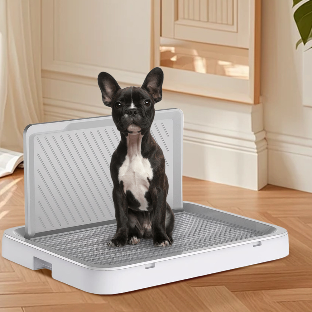 Dog Potty Tray with Pee Wall T - Bench Dog Hole recension och pris