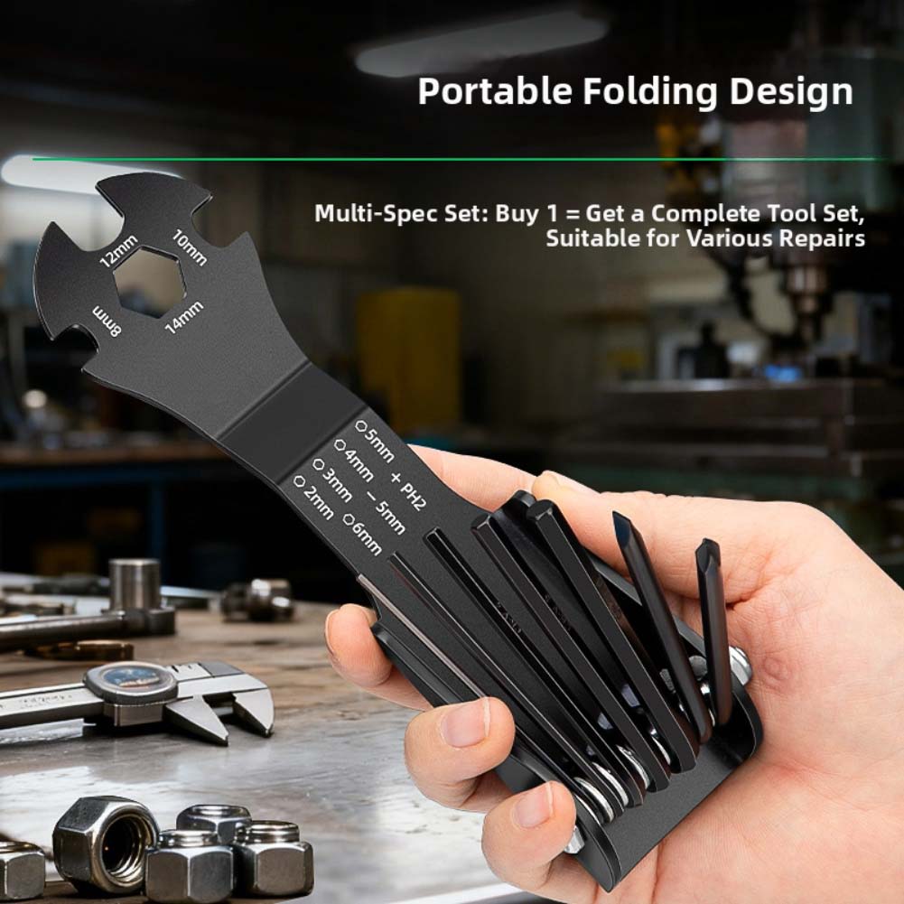 1pc Multi-functional Folding H - Hand Tools And Workshop Equipment recension och pris