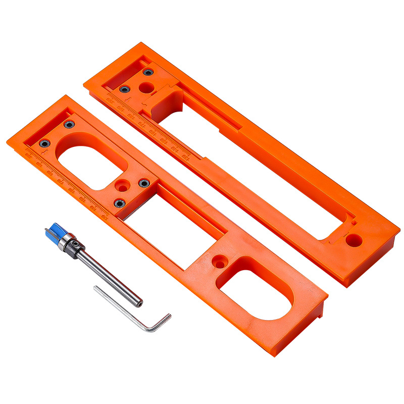 1Pc Hinge Mortise Template Inv - Bench Dog Hole recension och pris