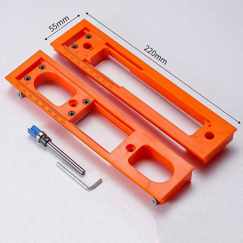 1Pc Hinge Mortise Template Inv - Bench Dog Hole recension och pris