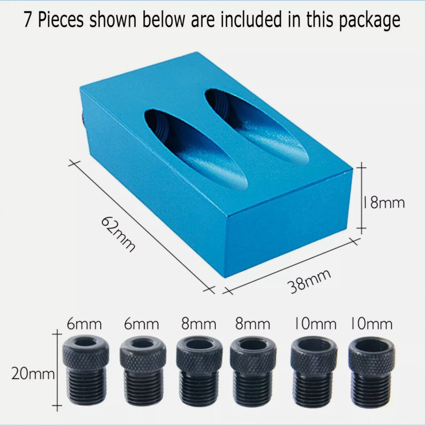 14pcs DIY Pocket Hole Jig Kit  - Pocket Hole Jig recension och pris
