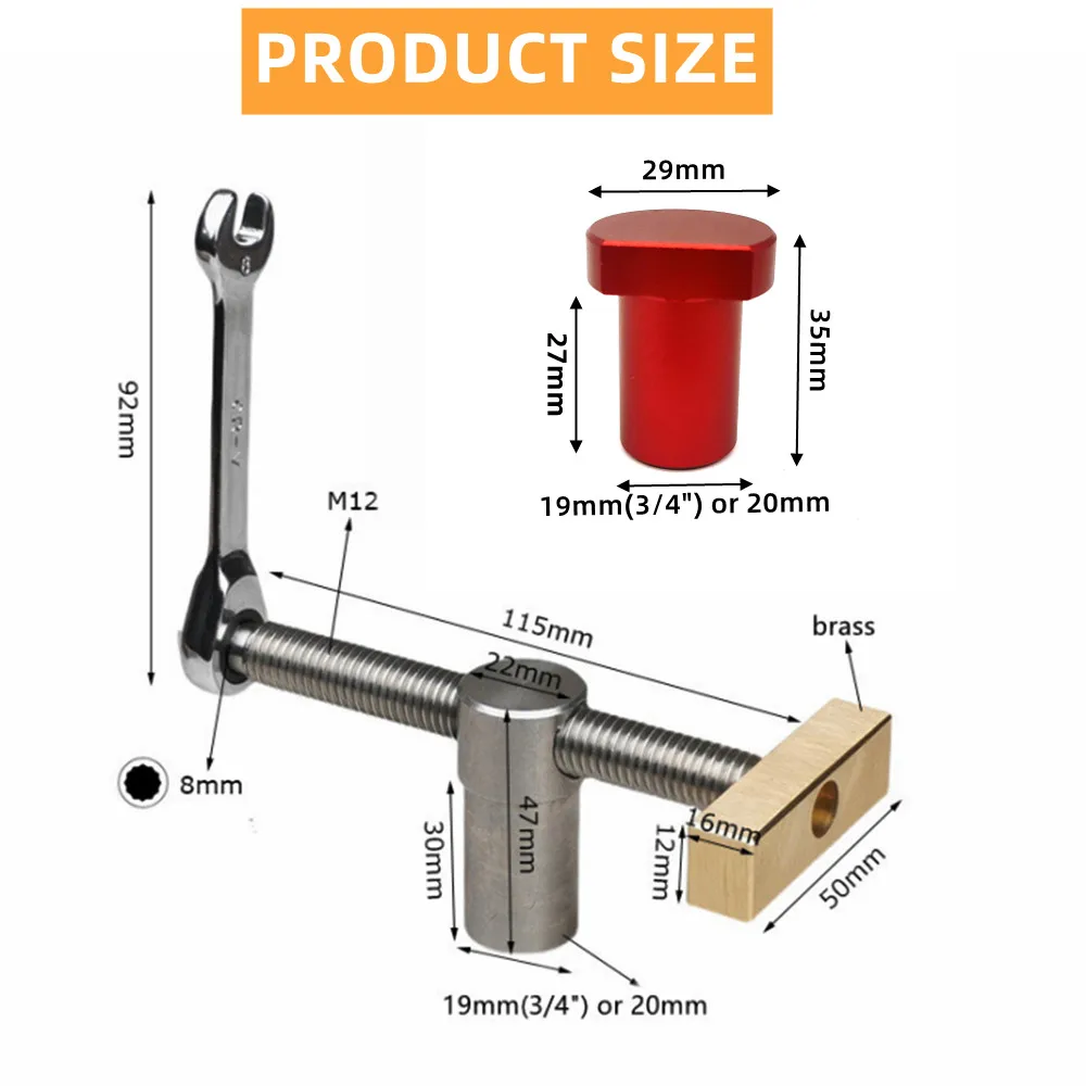 Woodworking Desktop Clip Adjus - Bench Dog Hole recension och pris