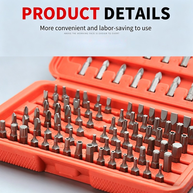 100PCS Screwdriver Bit Set, Ho - Workshop Use Tools recension och pris