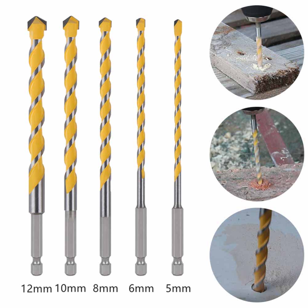 1pc  Hex Shank Drill Bit 5/6/8 - Tools For Woodworking Workshop recension och pris