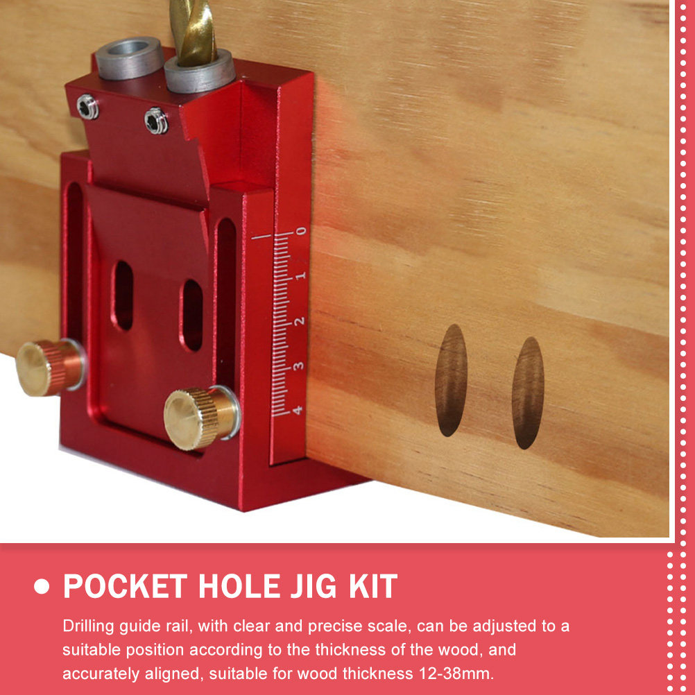 1Set Pocket Hole Wood Working  - Pocket Hole Jig recension och pris