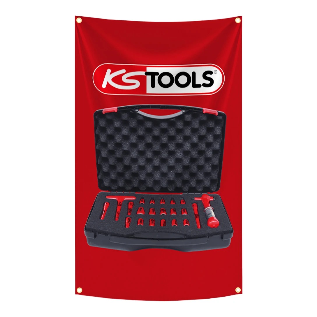 KS TOOLS Brand Flag Tapestry   - Ks Tools Workshop recension och pris